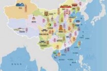 中国旅游景点分布地图，中国旅游景点路线图