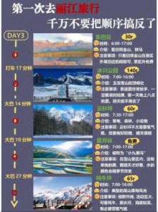丽江游玩路线行程安排，丽江游玩路线攻略