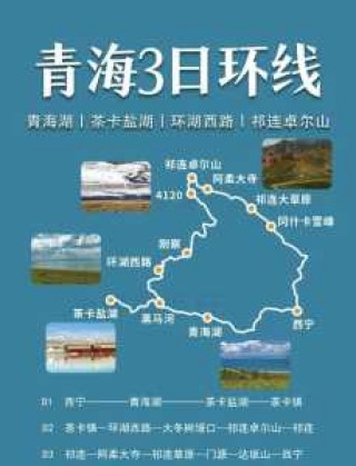 西宁青海湖三日游攻略，西宁青海湖三日游攻略图
