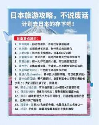 日本景点排名榜前十名，日本最漂亮三个城市？