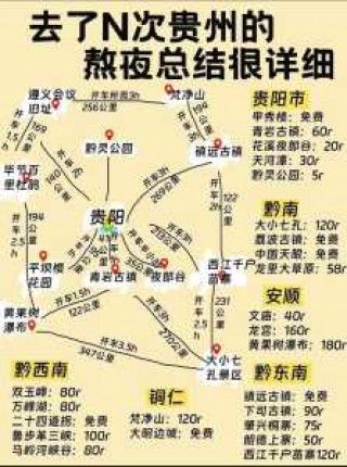 贵州旅游地图景点地图全图，贵州旅游地图 景点？