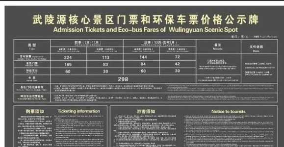 张家界门票免费时间表?张家界门票多少钱?? 第5张 张家界门票免费时间表?张家界门票多少钱?? 第5张