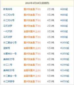 重庆到宜昌船票费用,重庆到宜昌船票费用和船期时刻表宜昌有机场吗? 第4张 重庆到宜昌船票费用,重庆到宜昌船票费用和船期时刻表宜昌有机场吗? 第4张