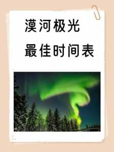 北极村极光最佳时间表，北极村几点看极光？  第2张
