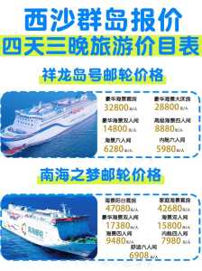 去西沙群岛旅游多少钱,西沙群岛自由行要多少钱? 第3张 去西沙群岛旅游多少钱,西沙群岛自由行要多少钱? 第3张