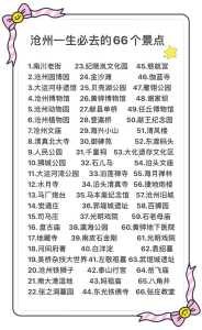 沧州旅游攻略必玩的景点?沧州旅游景点推荐? 第1张 沧州旅游攻略必玩的景点?沧州旅游景点推荐? 第1张