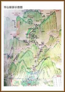 华山地图景区游览路线图，华山地图景区游览路线图高清  第5张