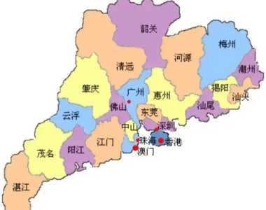 广东省地图最新版，广东省交通地图高清版大图？  第1张